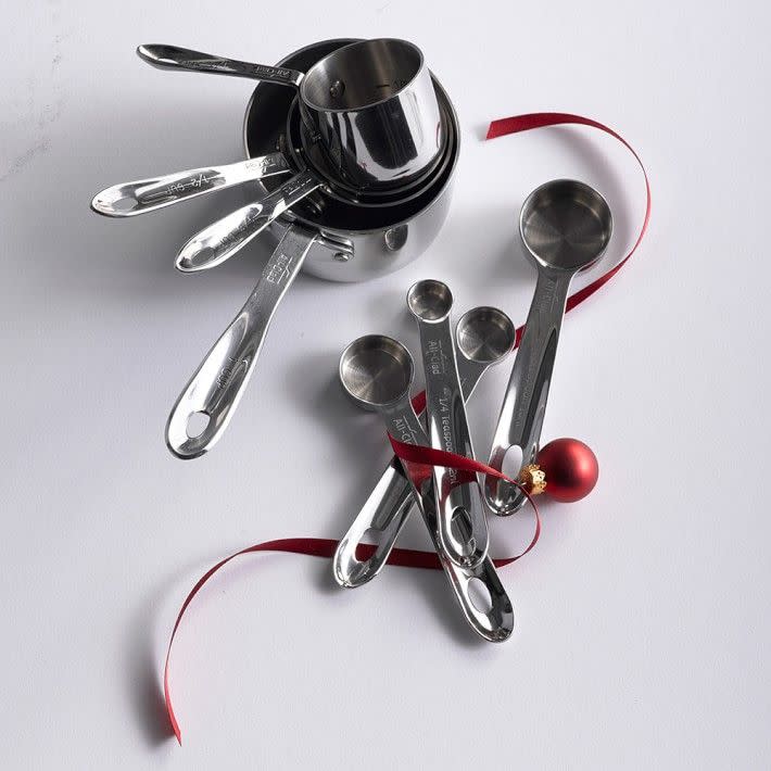 Stainless Steel Measuring Cups & Spoons