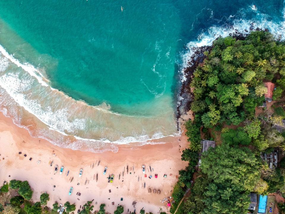 A beach