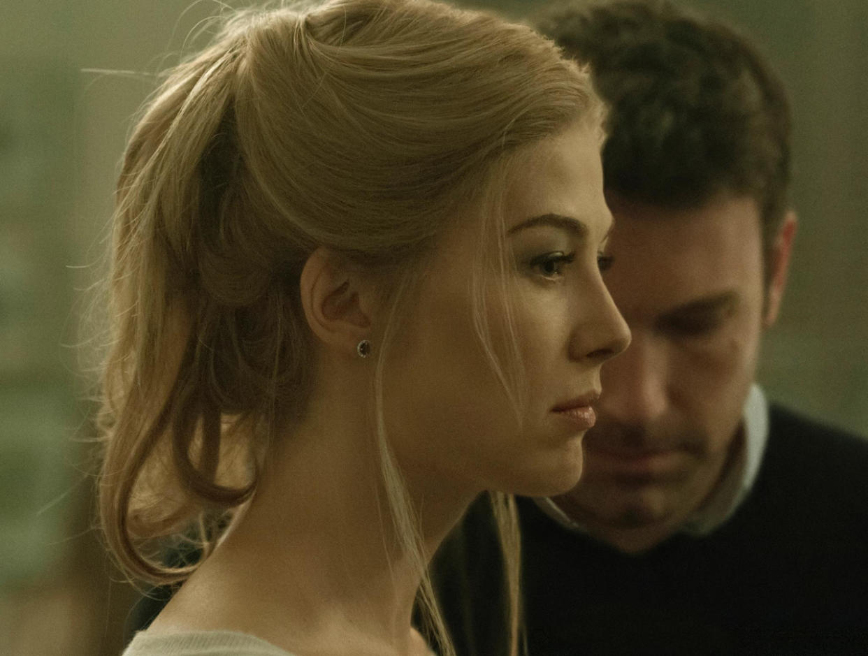 Rosamund Pike and Ben Affleck in Gone Girl