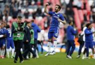 Britain Soccer Football - Tottenham Hotspur v Chelsea - FA Cup Semi Final - Wembley Stadium - 22/4/17 Chelsea's Cesc Fabregas celebrates at the end of the game Action Images via Reuters / John Sibley Livepic