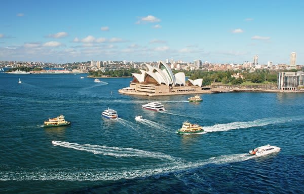 ▲雪梨歌劇院與港灣美景（圖/shutterstock）