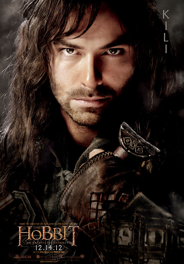 Aidan Turner as Kili in New Line Cinema's "The Hobbit: An Unexpected Journey" - 2012