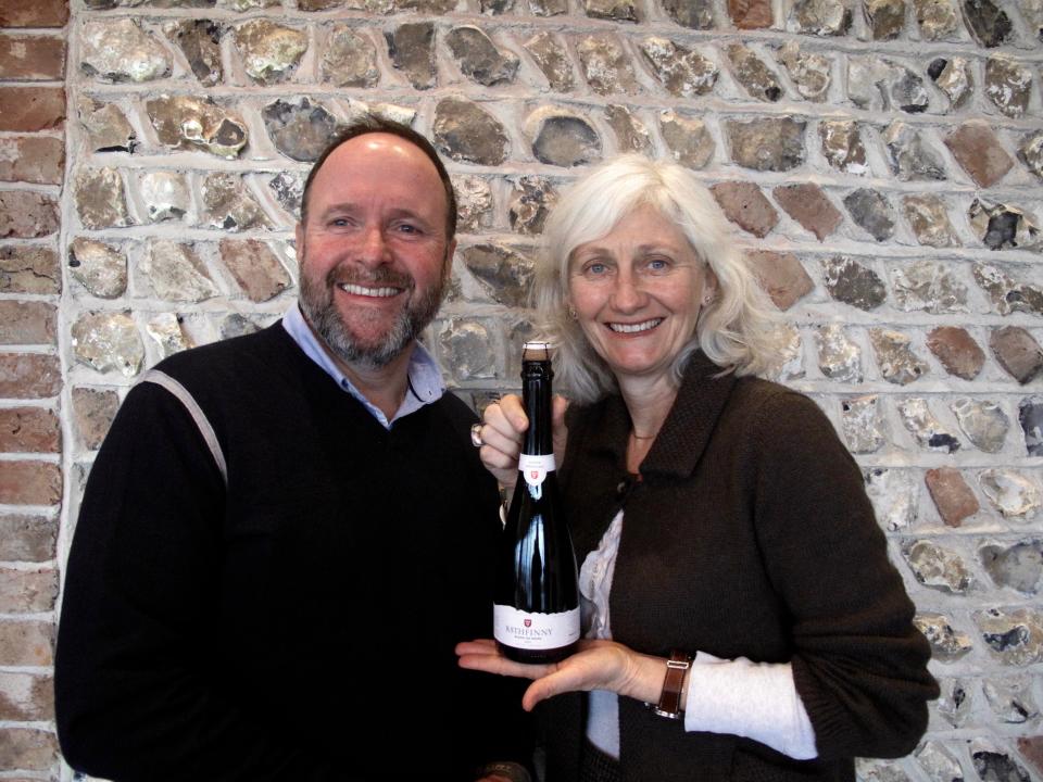 <em>Collector’s item – Mark and Sarah Driver think the bottles will be a hit (Picture: Rathfinny Estate)</em>