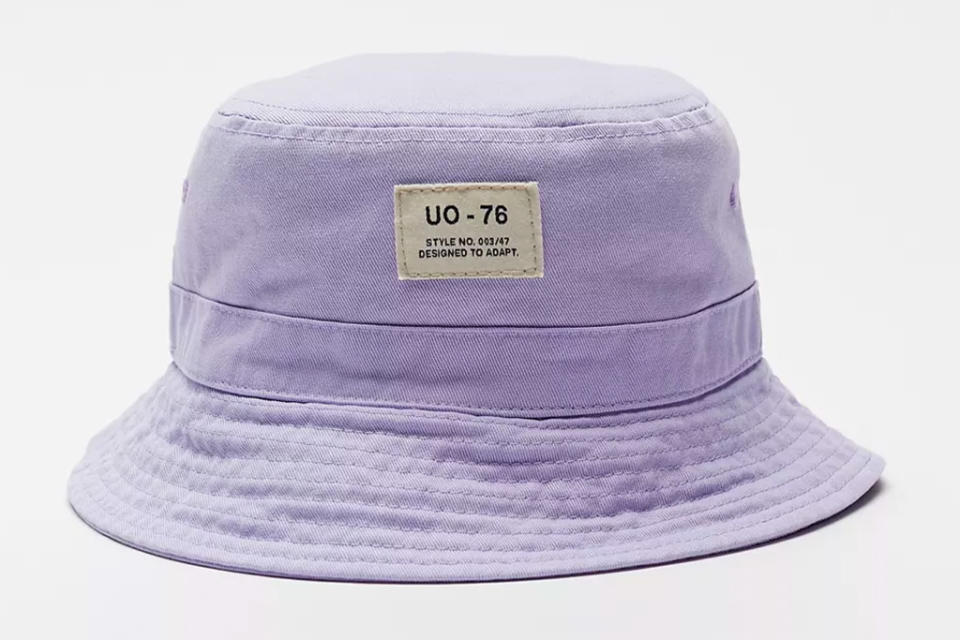 bucket hat, purple, urban outfitters