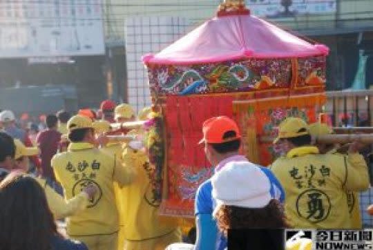 白沙屯媽祖婆北港進香日期確定。(資料照／記者郭春輝攝)