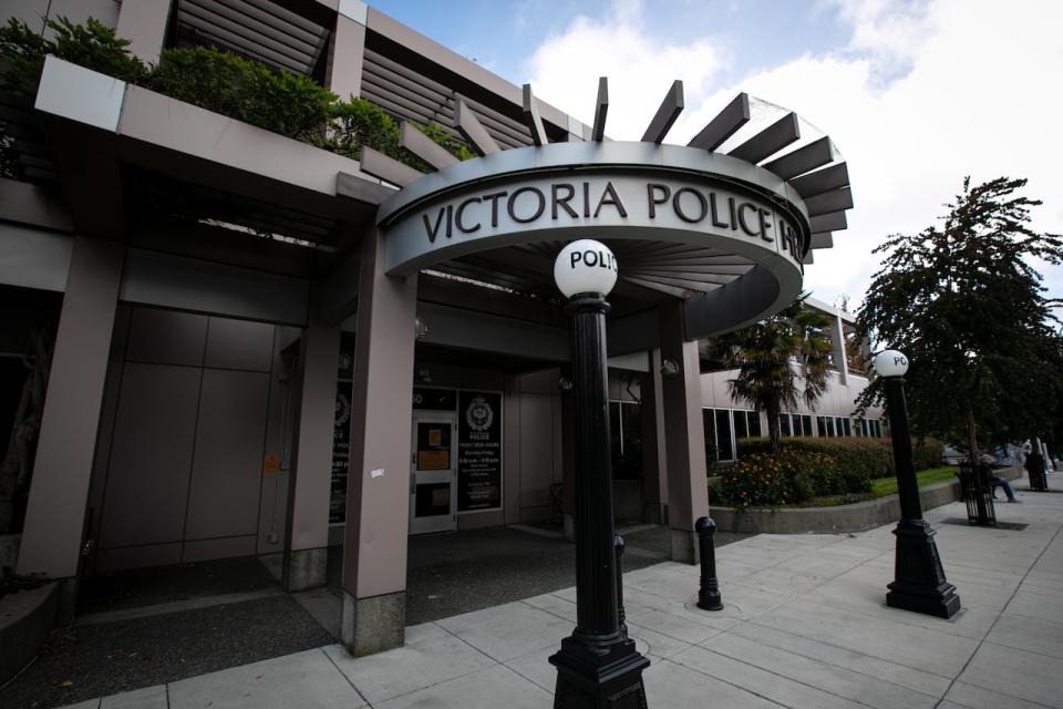 Exterior of the building of the Victoria Police Department