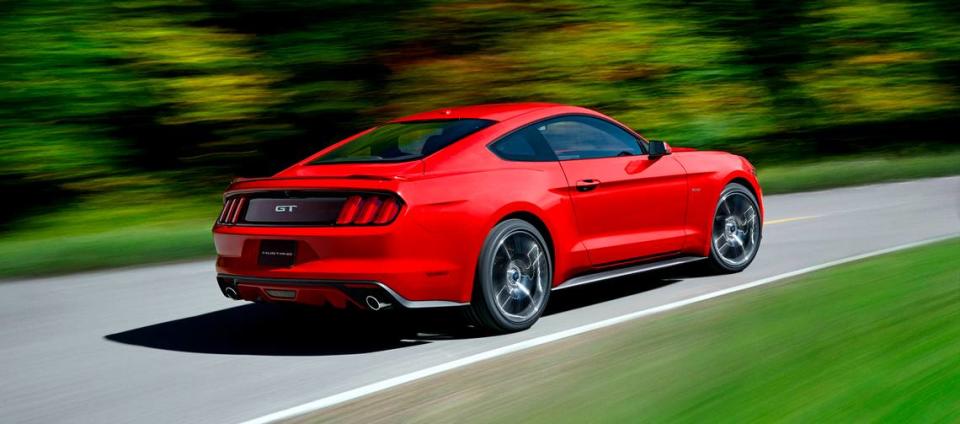 A 2015 Ford Mustang