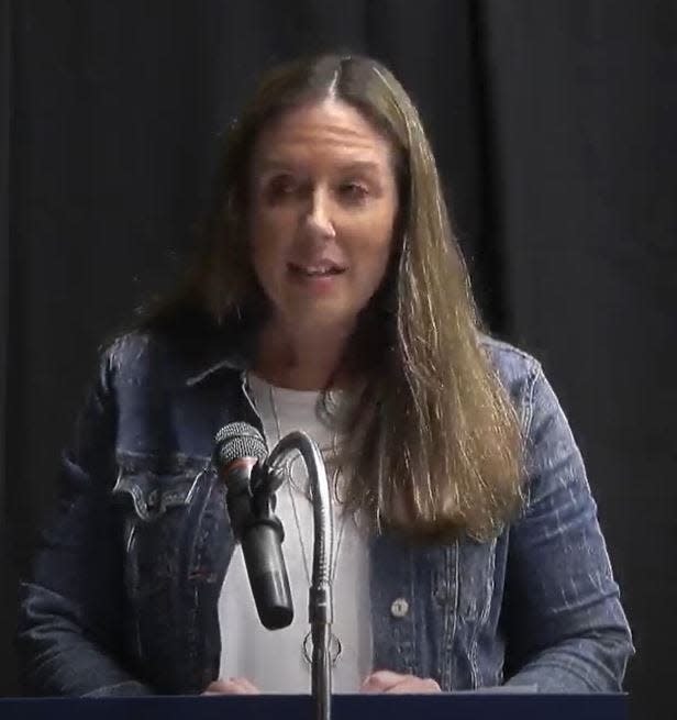 At the March 5, 2024, Brockton School Committee meeting, middle school teacher Casey Wilkinson said the conditions in her school make teachers feel helpless and asked that more be done to address student behavior.