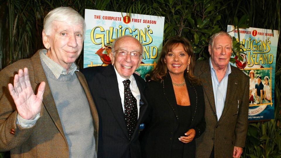 MARINA DEL REY - FEBRUARY 03:  Cast Members (l-r) Actor Bob Denver, Creator of 