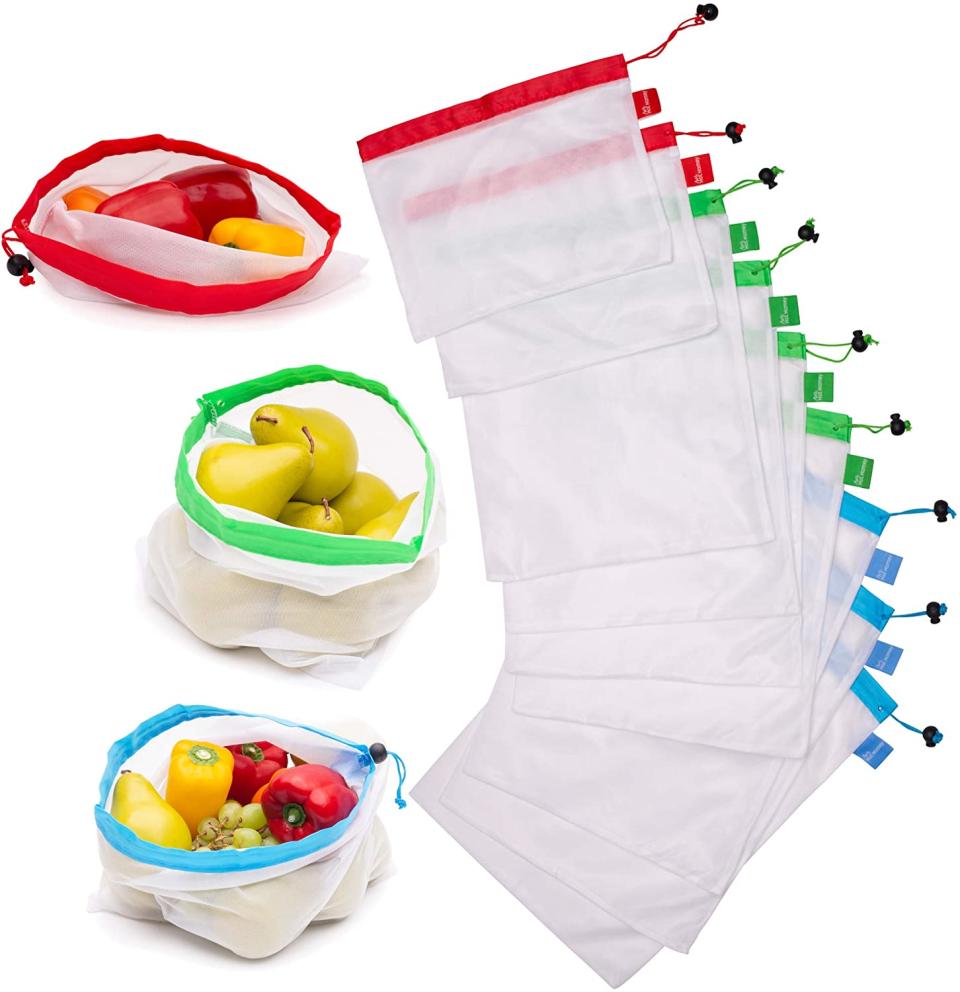 Hot Homey Reusable Mesh Produce Bags - Amazon.