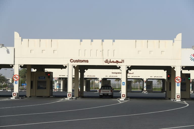 The Abu Samrah border crossing with Saudi Arabia has been quiet since Qatar's neighbours cut ties as part of a major diplomatic row