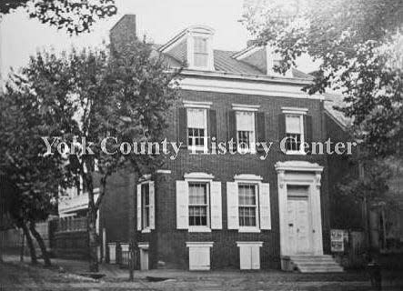 The Charles Weiser home, now gone, stood at the location of the Yorktowne Hotel. The children, of Weiser went on to build Bloomingdale. Rob Frey Jr.'s clock was used in the home.