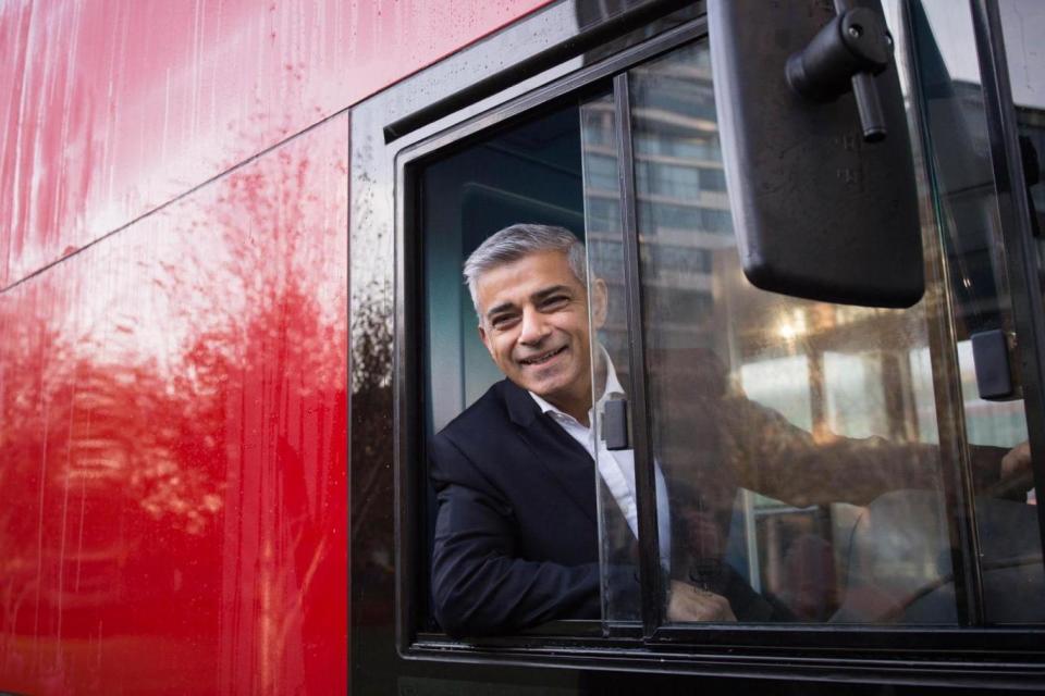 Mayor: Sadiq Khan has no plans to reintroduce the bendy buses (PA)