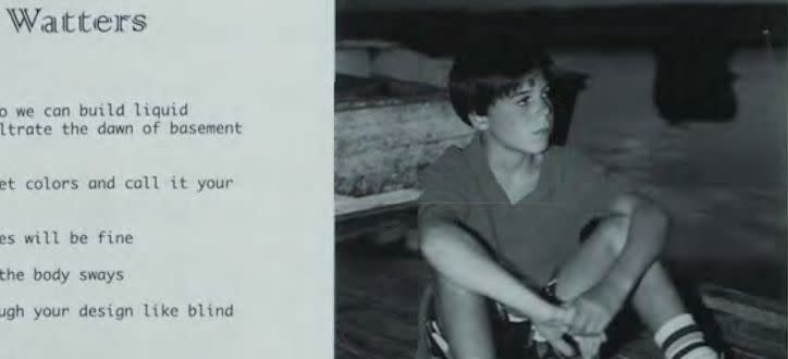 A photo of a young Jesse Watters from a Friends Academy yearbook. (Photo: Friends Academy)