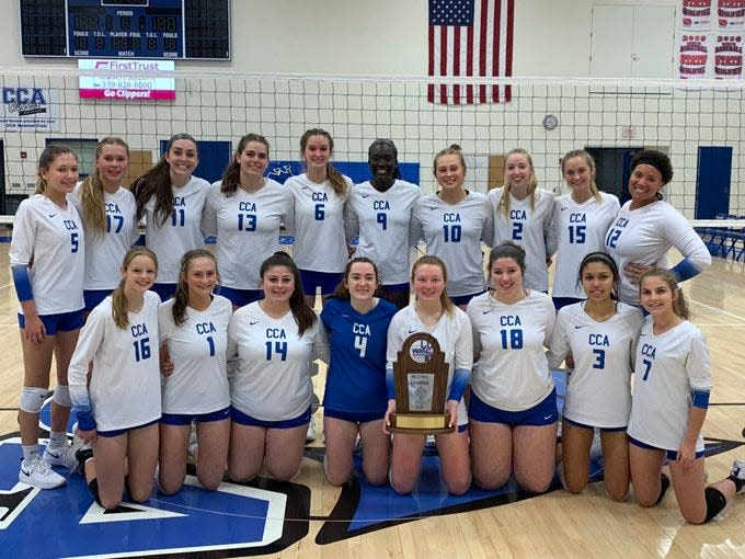 Last season, the Clear Creek Amana volleyball team won the WaMac-West after winning all six of its conference games.