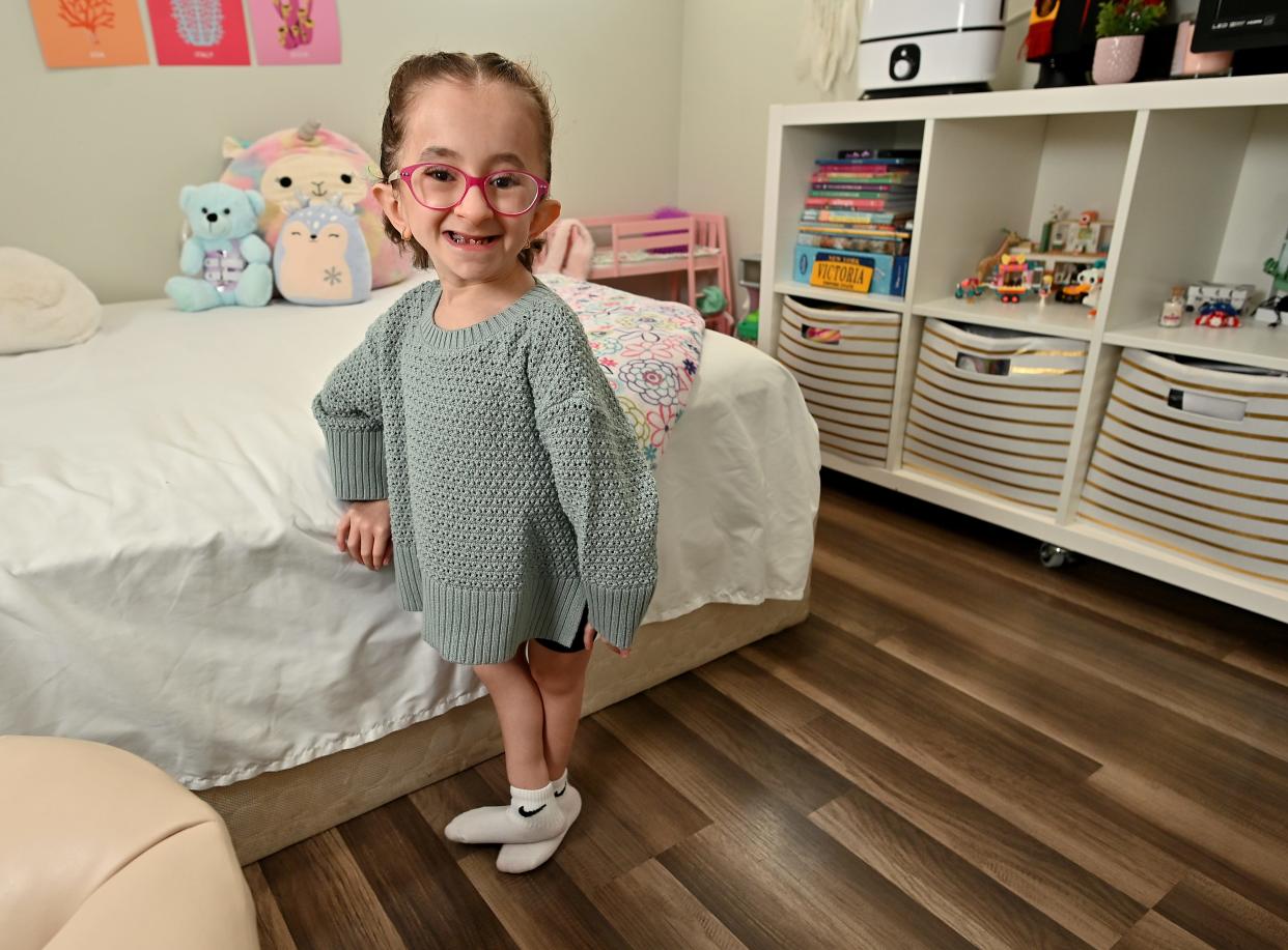 TikTok star Vitoria Bueno turned 11 last month but is small for her age because of a rare genetic bone disorder called osteogenesis Imperfecta. Also known as brittle bone disease, the condition causes fragile bones to break easily.