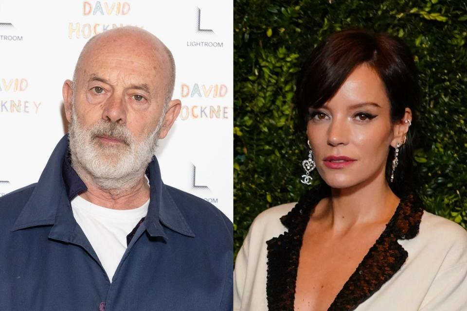 Keith Allen and Lily Allen (PA)