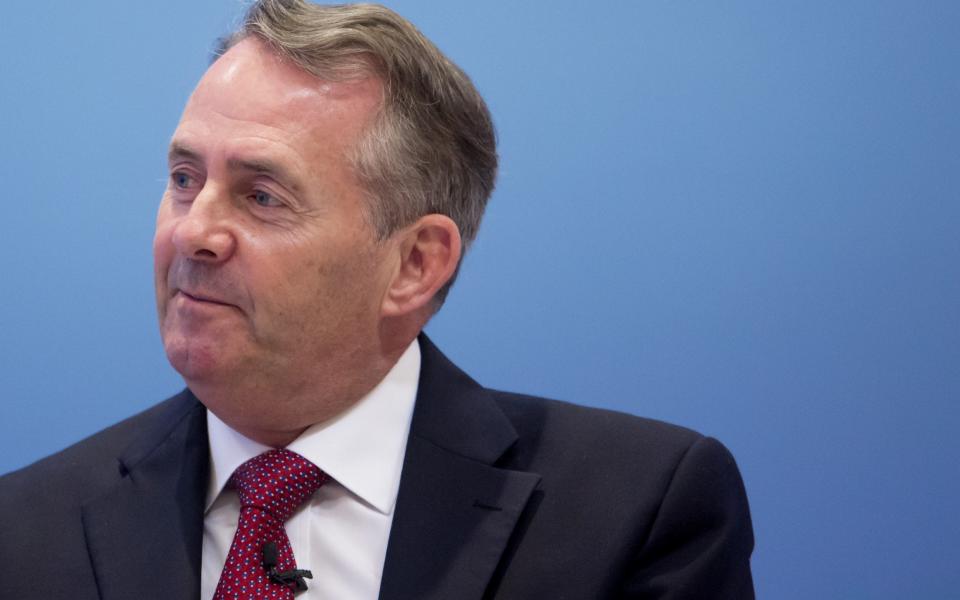 Liam Fox added that 'close co-operation between the UK and the US' was vital to international peace - Bloomberg