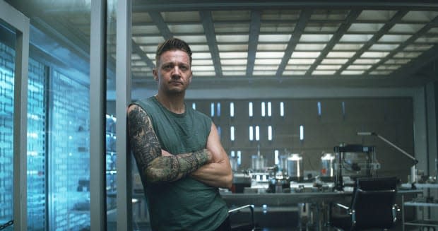 Jeremy Renner as Hawkeye in "Avengers: Endgame"<p>Marvel Studios/Disney</p>