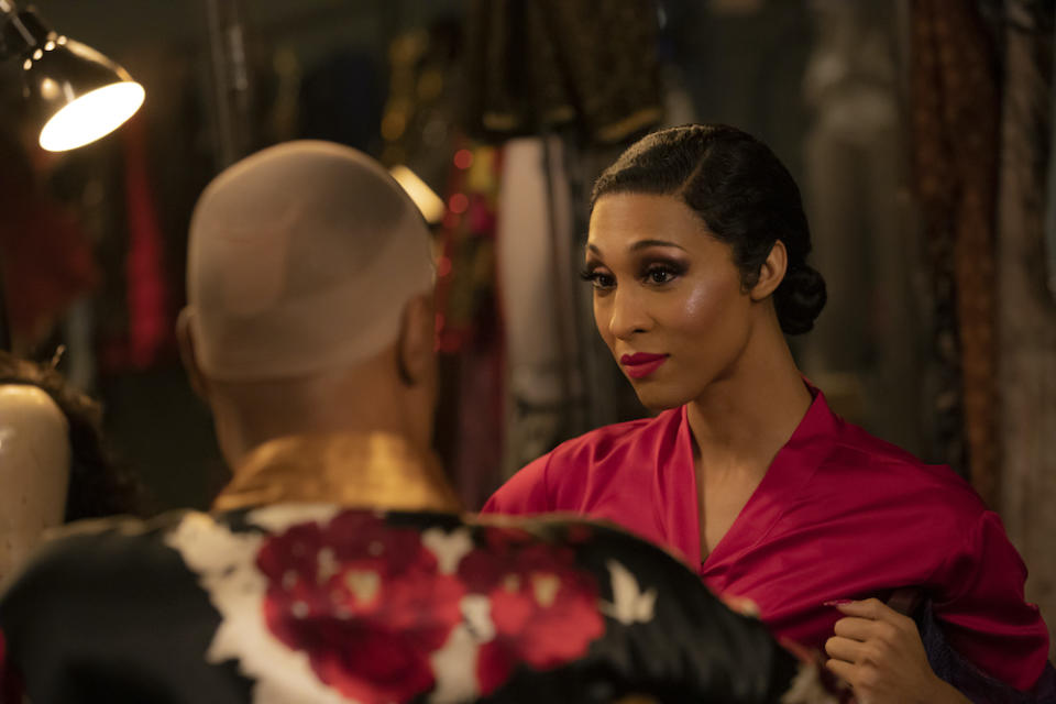 Mj Rodriguez in “Pose” - Credit: Eric Liebowitz/FX