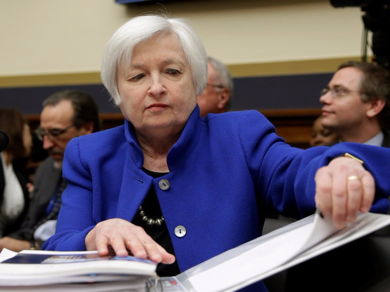 U.S. Federal Reserve Board Chair Janet Yellen testifies at the House Financial Services Committee in Washington February 10, 2016. REUTERS/Gary Cameron