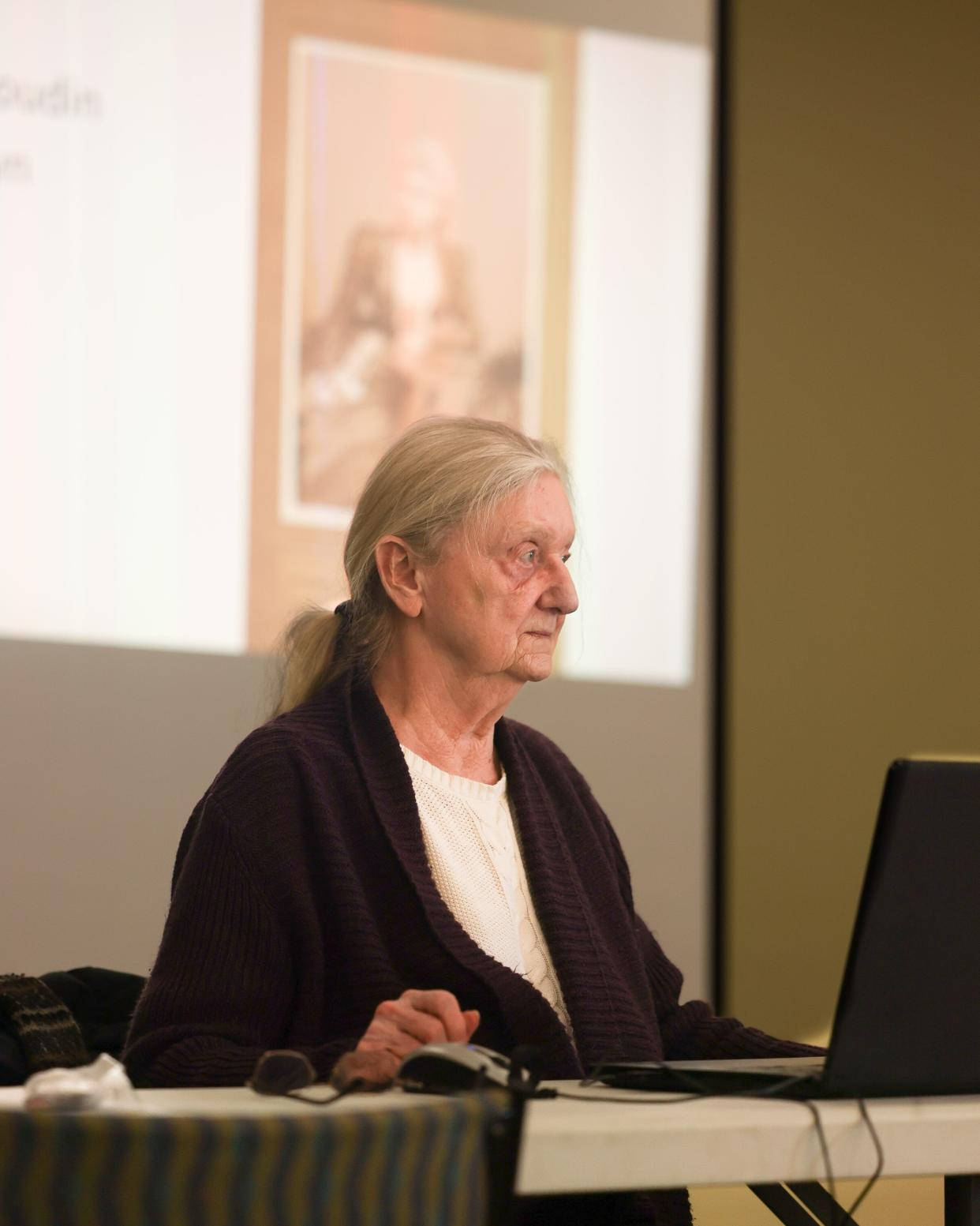 Christina McVay, who teaches English and Pan-African Literature at Kent State University, hosts a lecture on Saturday about African-American suffragist Harriet C. Loudin at the Reed Memorial Library in Ravenna.