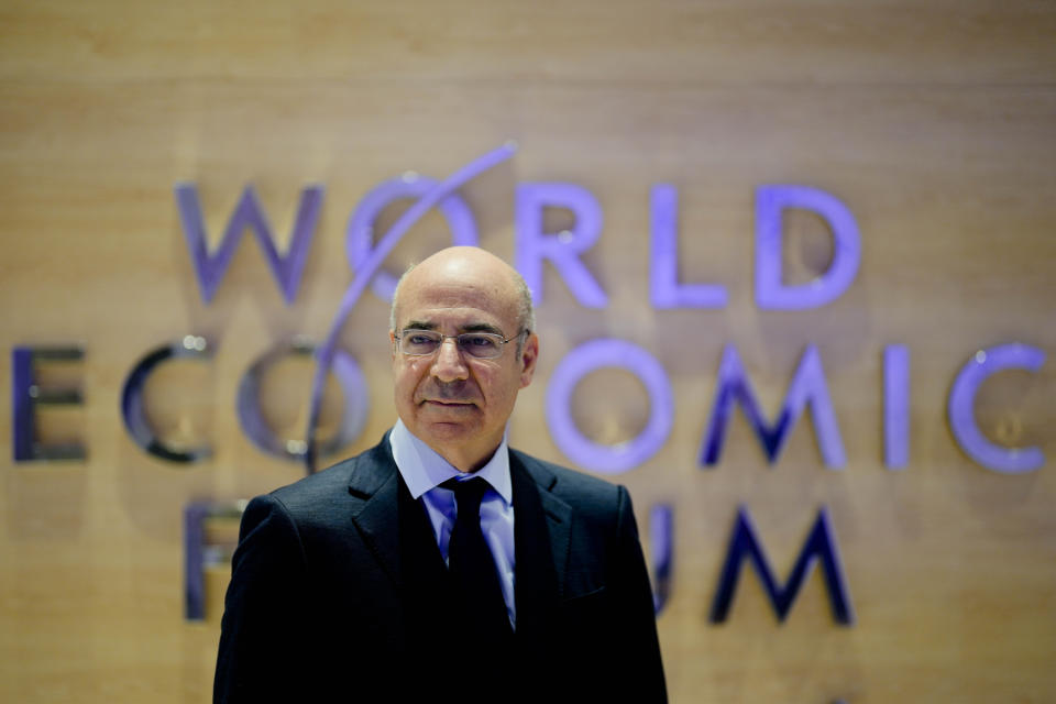 FILE - Bill Browder CEO Hermitage Capital Management poses for a portrait prior to an interview with the Associated Press during the World Economic Forum in Davos, Switzerland, Tuesday, May 24, 2022. U.S.-born financier Bill Browder, who campaigns against corruption and human rights abuses in Russia, received a knighthood by King Charles III on Friday, June 14, 2024 in his Birthday Honor list, released to mark the British monarch’s official birthday. (AP Photo/Markus Schreiber, File)