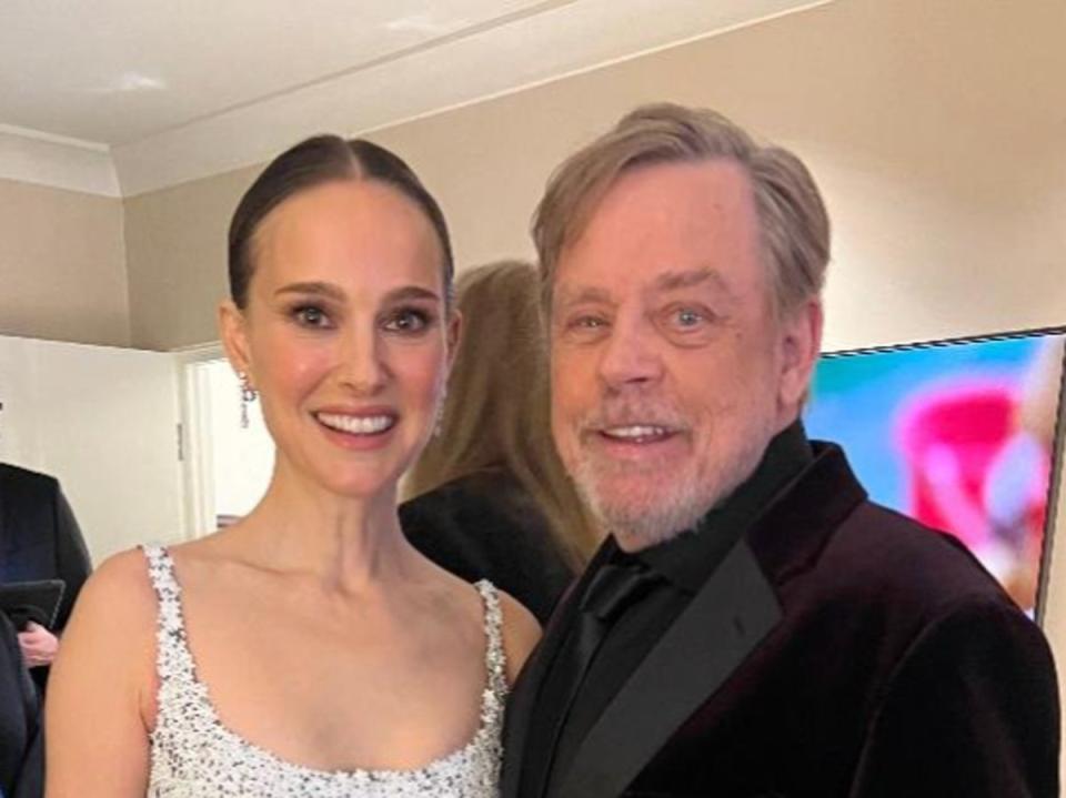 ‘Star Wars’ actors Natalie Portman and Mark Hamill ‘finally’ meet (X/Twitter)