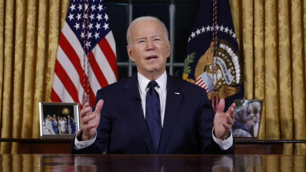  President Biden gives Oval Office address on Israel and Ukraine. 
