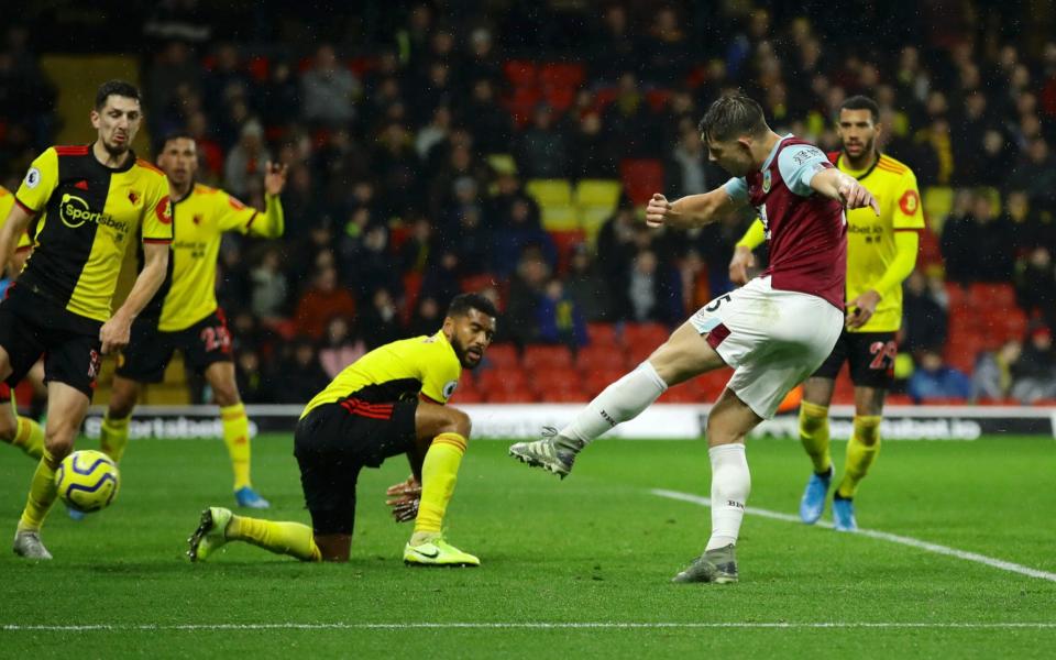 James Tarkowski scored Burnley's third against Watford - Getty Images Europe