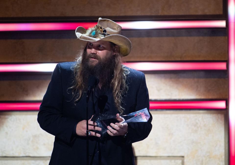 Chris Stapleton has postponed two big concerts in Nashville this week as he continues to recover from laryngitis.