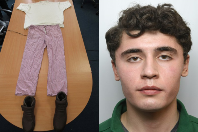 Daniel Khalife – live: Suspect used bed sheets to strap himself to