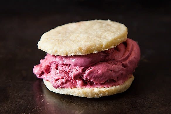 <strong>Get the <a href="http://food52.com/recipes/13127-raspberry-ice-cream-sandwiches" target="_blank">Raspberry Ice Cream Sandwiches recipe</a> by fiveandspice via Food52</strong>