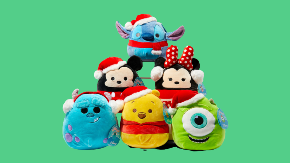 winter squishmallows: disney