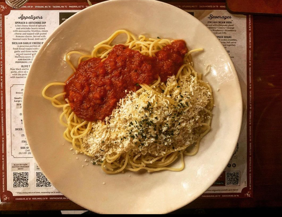 Mizithra memories hang heavy in the air at Fairfield's Old Spaghetti Factory ... a reminder of days gone by.