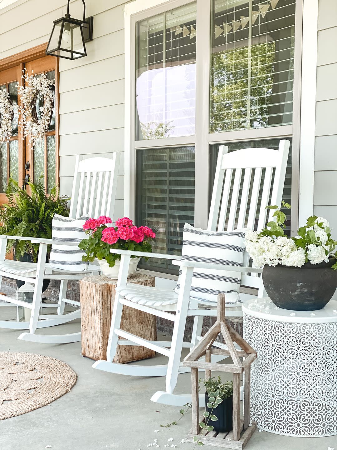 rocking chair front porch decor