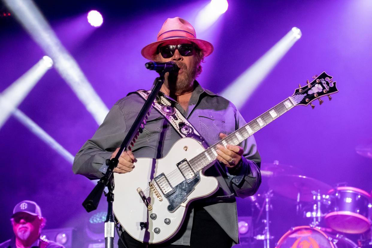 Hank Williams Jr. takes the stage at the American Made Country Music Festival in 2023. The legend will be back in Ohio playing Blossom Music Center on Friday, June 21.