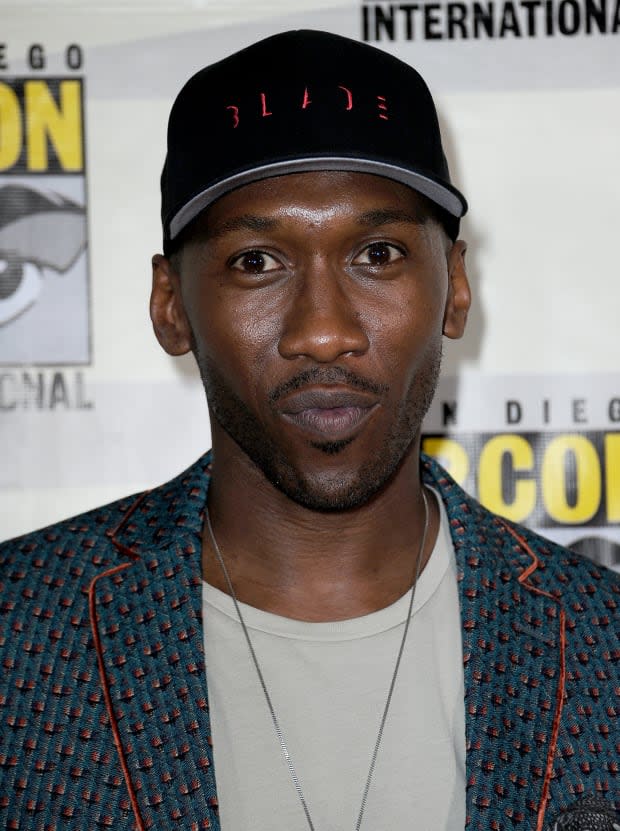 Mahershala Ali at his "Blade" casting announcement at San Diego Comic-Con in July 2019<p>Albert L. Ortega/Getty Images</p>