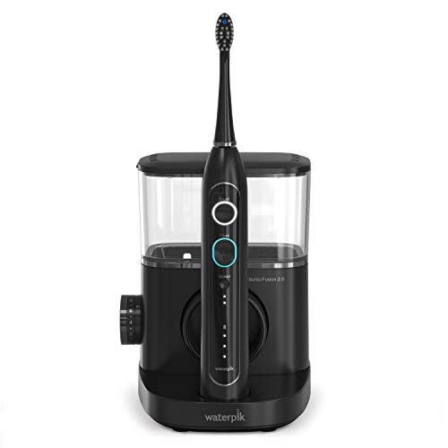 5) Waterpik Sonic-Fusion 2.0 Professional Flossing Toothbrush, Electric Toothbrush and Water Flosser Combo In One, Black