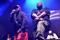 <p>Big Boi and Killer Mike take the stage during night 3 of Big Night Out ATL on Sunday in Atlanta. </p>