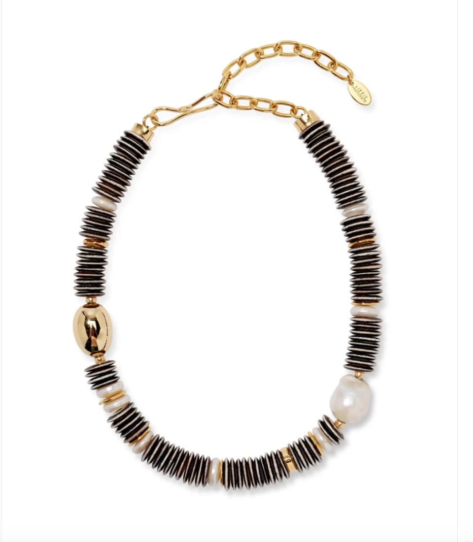 <p><a href="https://go.redirectingat.com?id=74968X1596630&url=https%3A%2F%2Fshop.harpersbazaar.com%2F654f520c7e8c2-prairie-necklace-in-zebra.html&sref=https%3A%2F%2F" rel="nofollow noopener" target="_blank" data-ylk="slk:Shop Now;elm:context_link;itc:0;sec:content-canvas" class="link ">Shop Now</a></p><p>Prairie Necklace in Zebra</p><p>$290.00</p>