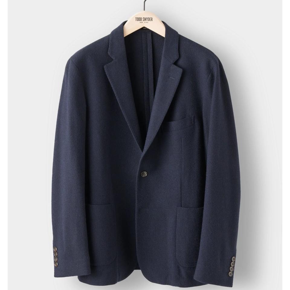 Madison Sport Coat in Navy Wool