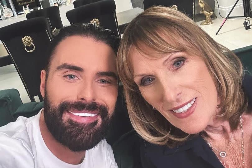 Rylan Clark with his mum Linda