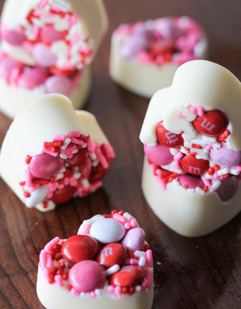 Deliciously simple chocolate hearts