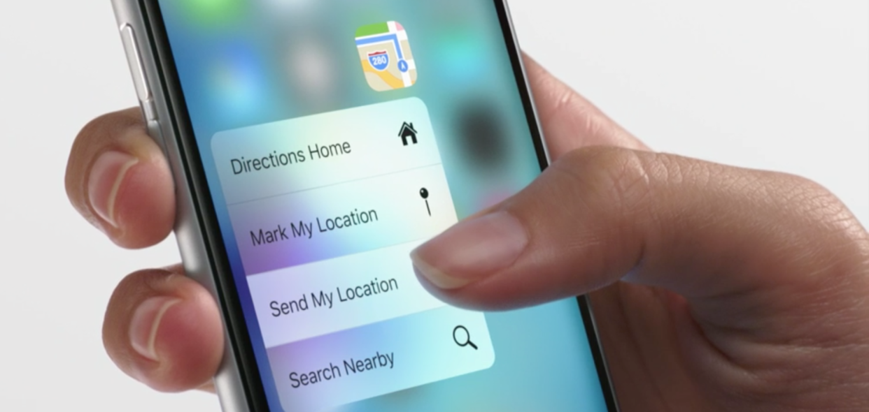 Apple event iPhone 6S 3D Touch
