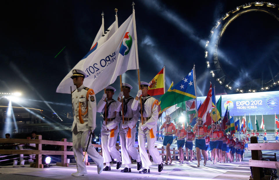 Expo 2012 Yeosu Official Opening Ceremony Takes Place