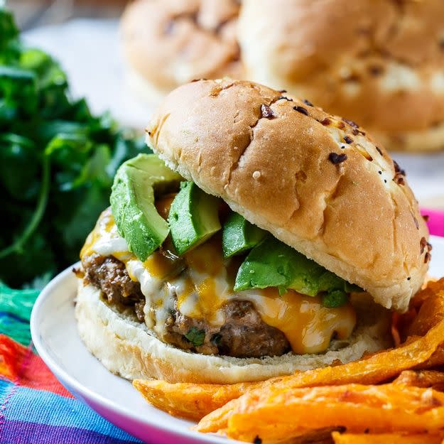 Chipotle Pork Burgers