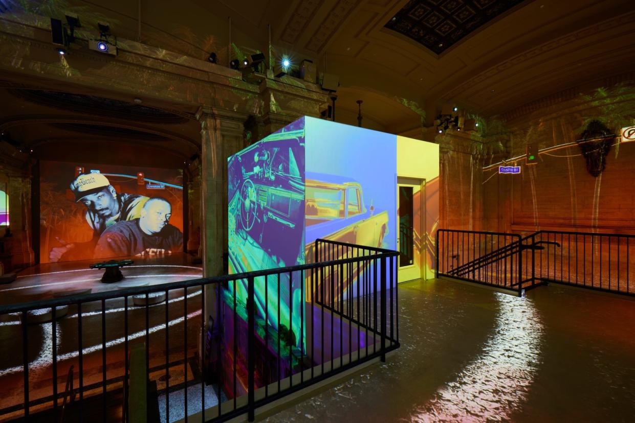 Hall des Lumières' new exhibit "Hip Hop Til Infinity" celebrates 50 years of the genre.