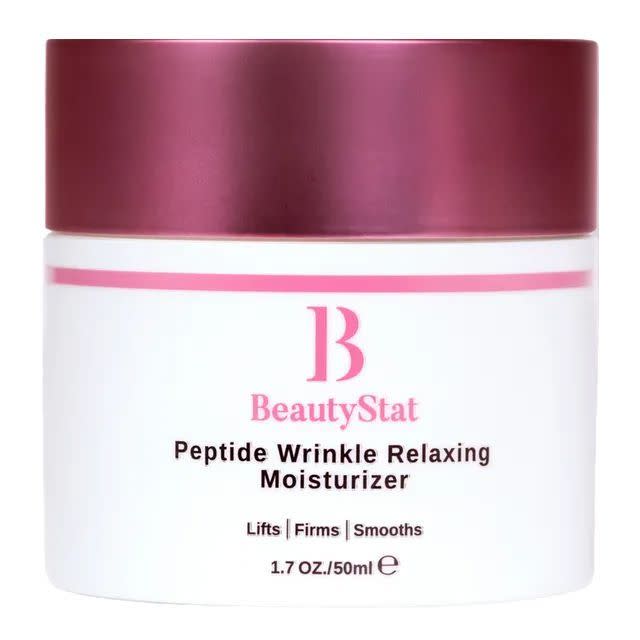 <p><a href="https://go.redirectingat.com?id=74968X1596630&url=https%3A%2F%2Fwww.ulta.com%2Fp%2Fpeptide-wrinkle-relaxing-moisturizer-pimprod2042397&sref=https%3A%2F%2Fwww.harpersbazaar.com%2Fbeauty%2Fskin-care%2Fa43726481%2Fbest-skincare-products%2F" rel="nofollow noopener" target="_blank" data-ylk="slk:Shop Now;elm:context_link;itc:0;sec:content-canvas" class="link rapid-noclick-resp">Shop Now</a></p><p>Peptide Wrinkle Relaxing Moisturizer</p><p>ulta.com</p><p>$72.00</p>