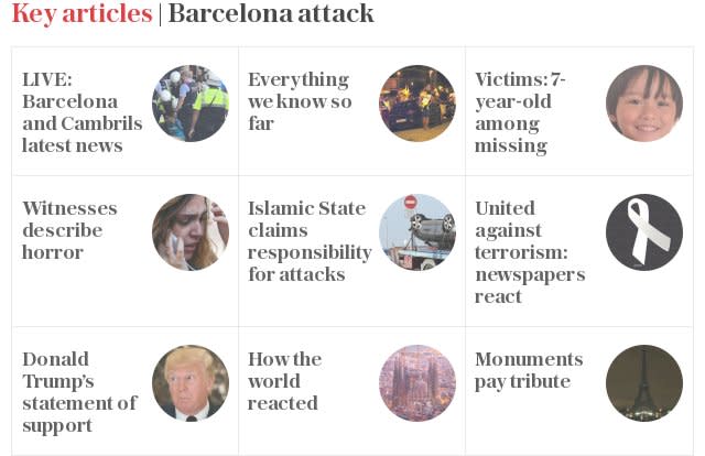 Barcelona attack key articles
